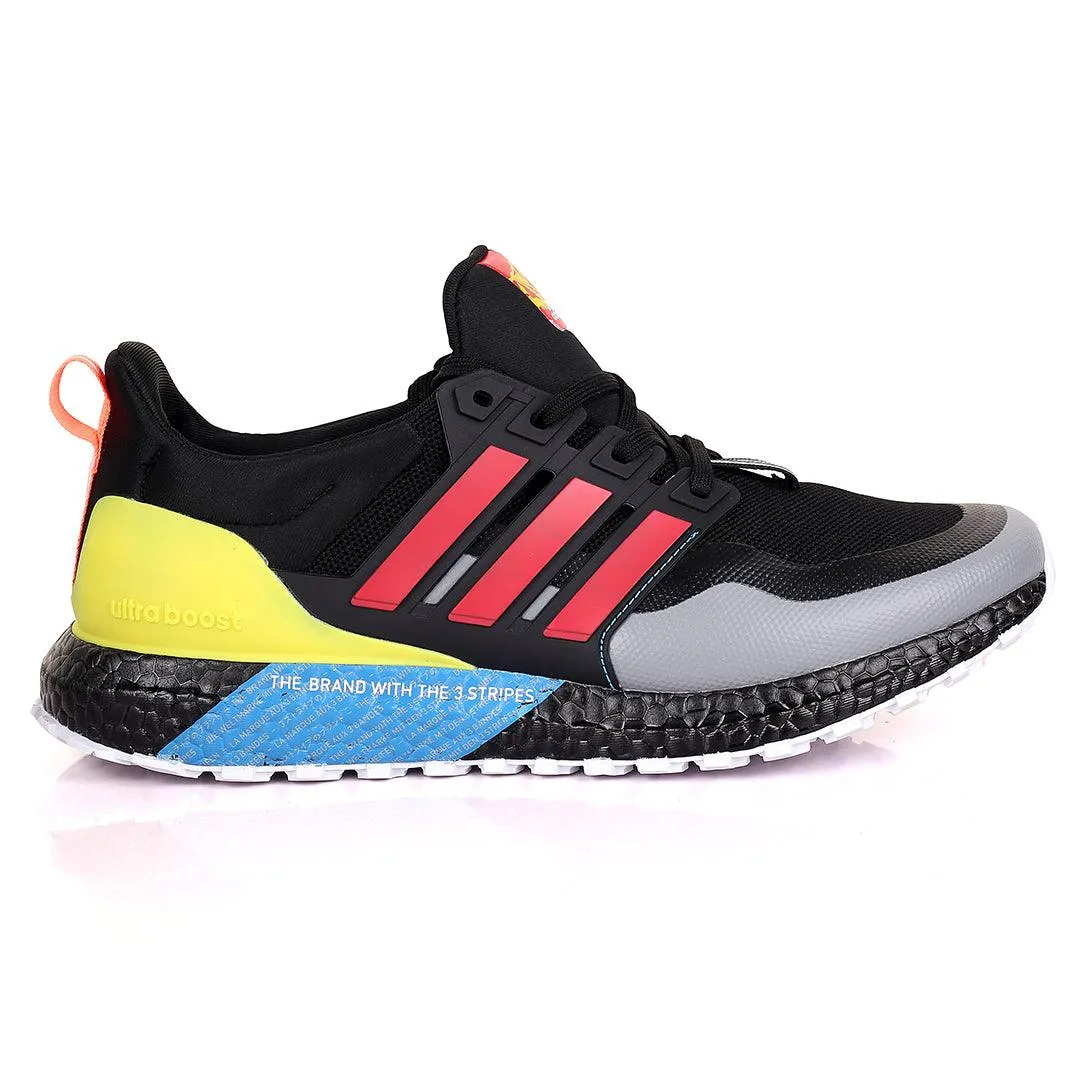 AD Three Guard Stripe Branded Multi-Color Sneakers