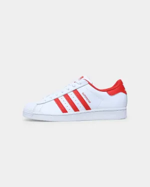 Adidas Superstar Cloud White / Vivid Red