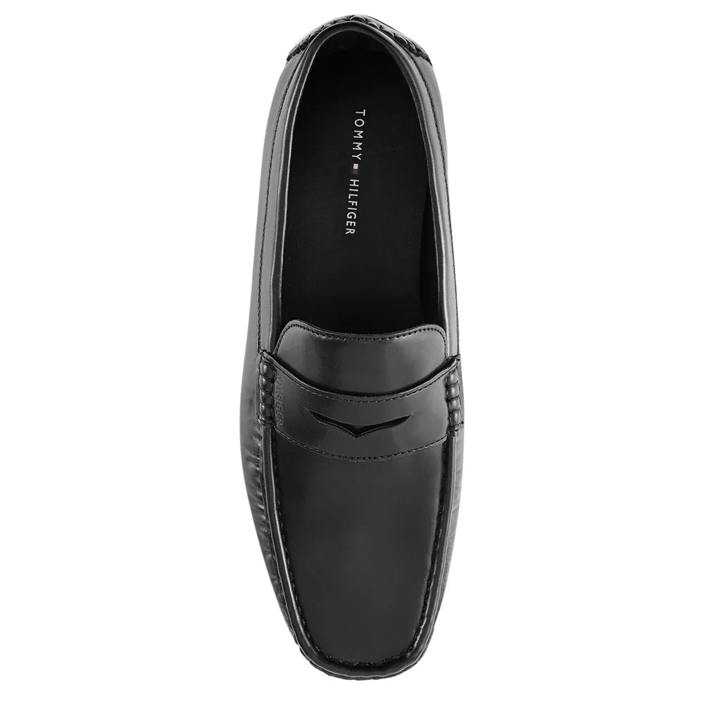 Amile Tommy Hilfiger Men's Penny Loafers, Black