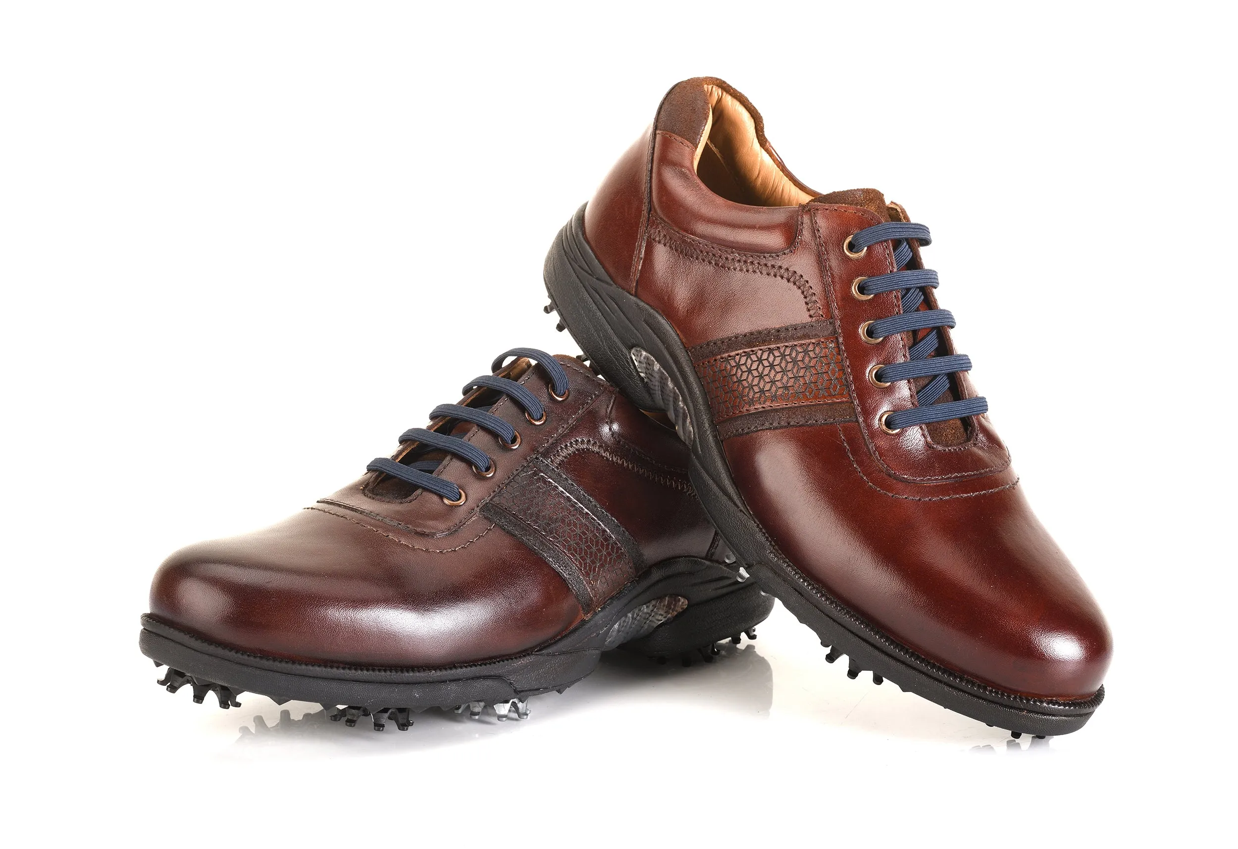 Berlin Antique Tan Golf Shoes