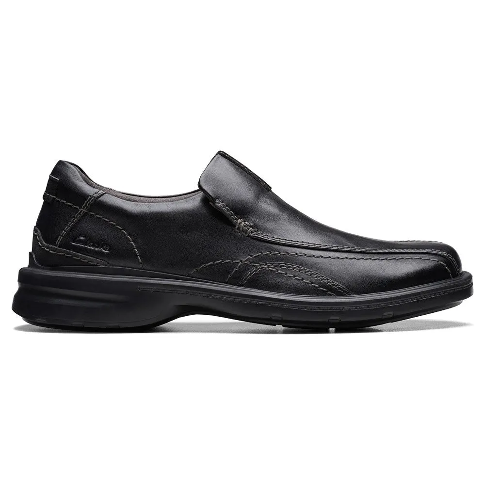 Clarks Men's Gessler Step Medium/Wide Slip-On Loafers, Black