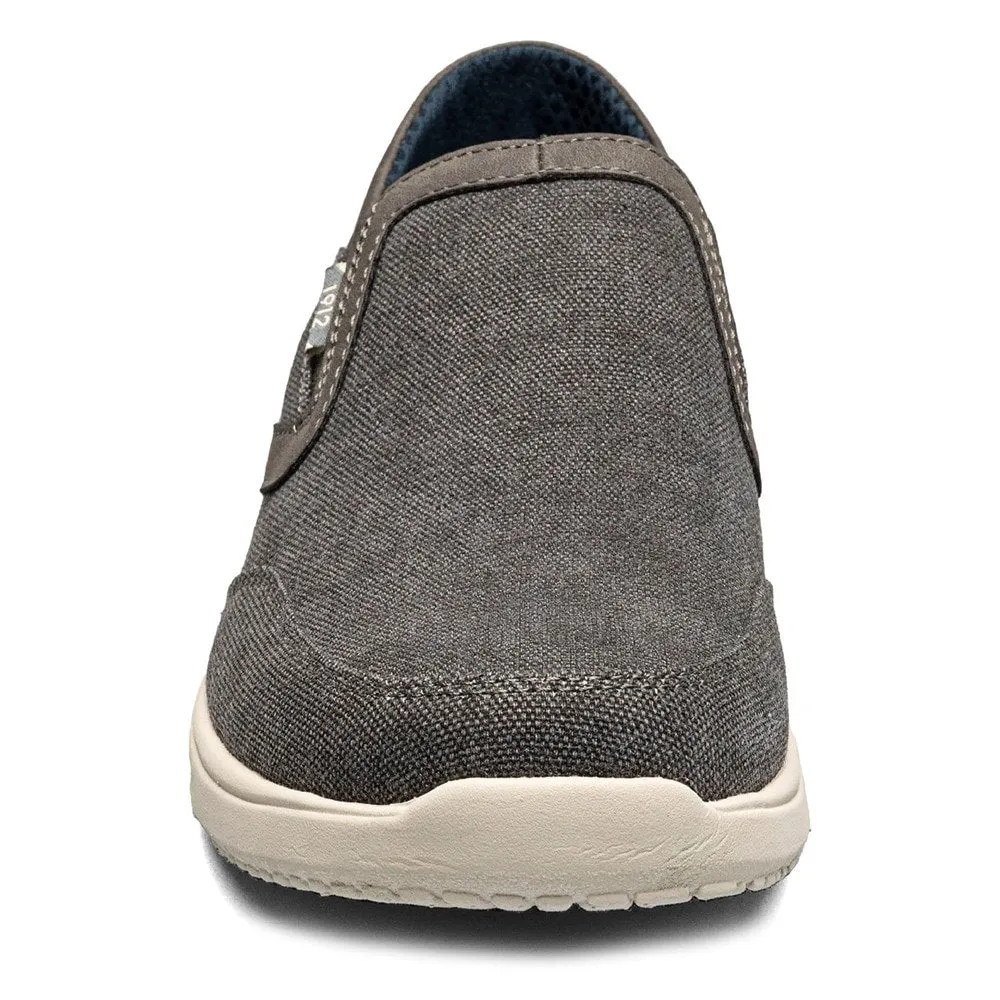 Conway Men's Nunn Bush Medium/Wide Toe Open Toe Slip-on Sneaker in Gunmetal