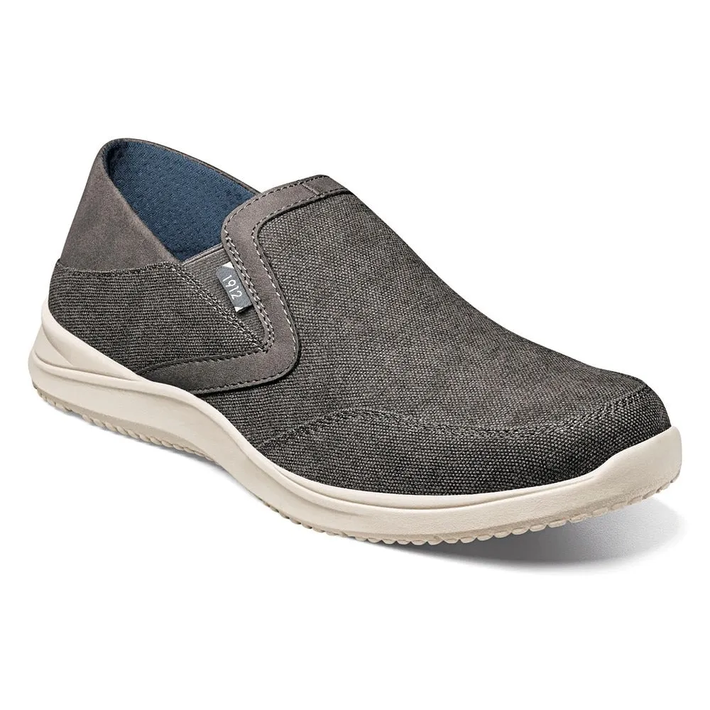 Conway Men's Nunn Bush Medium/Wide Toe Open Toe Slip-on Sneaker in Gunmetal