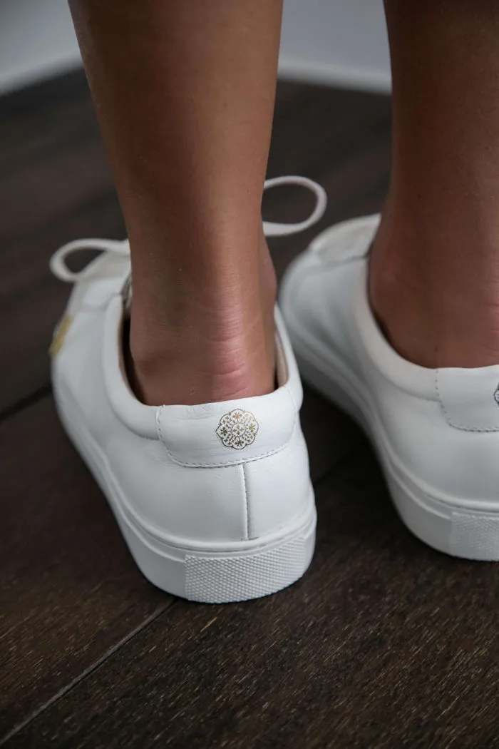 Essential White Leather Sneaker