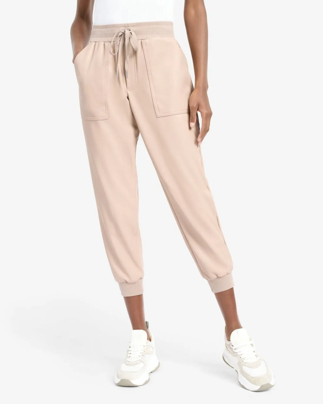 Faux Leather Jogger