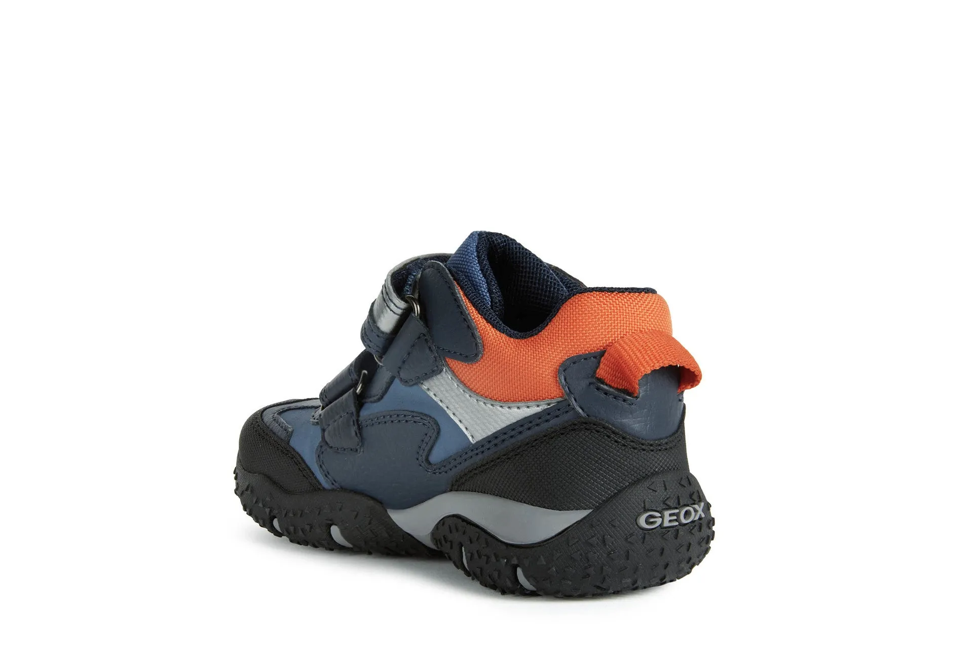 Geox Baltic Boys Navy-Orange Waterproof Trainer