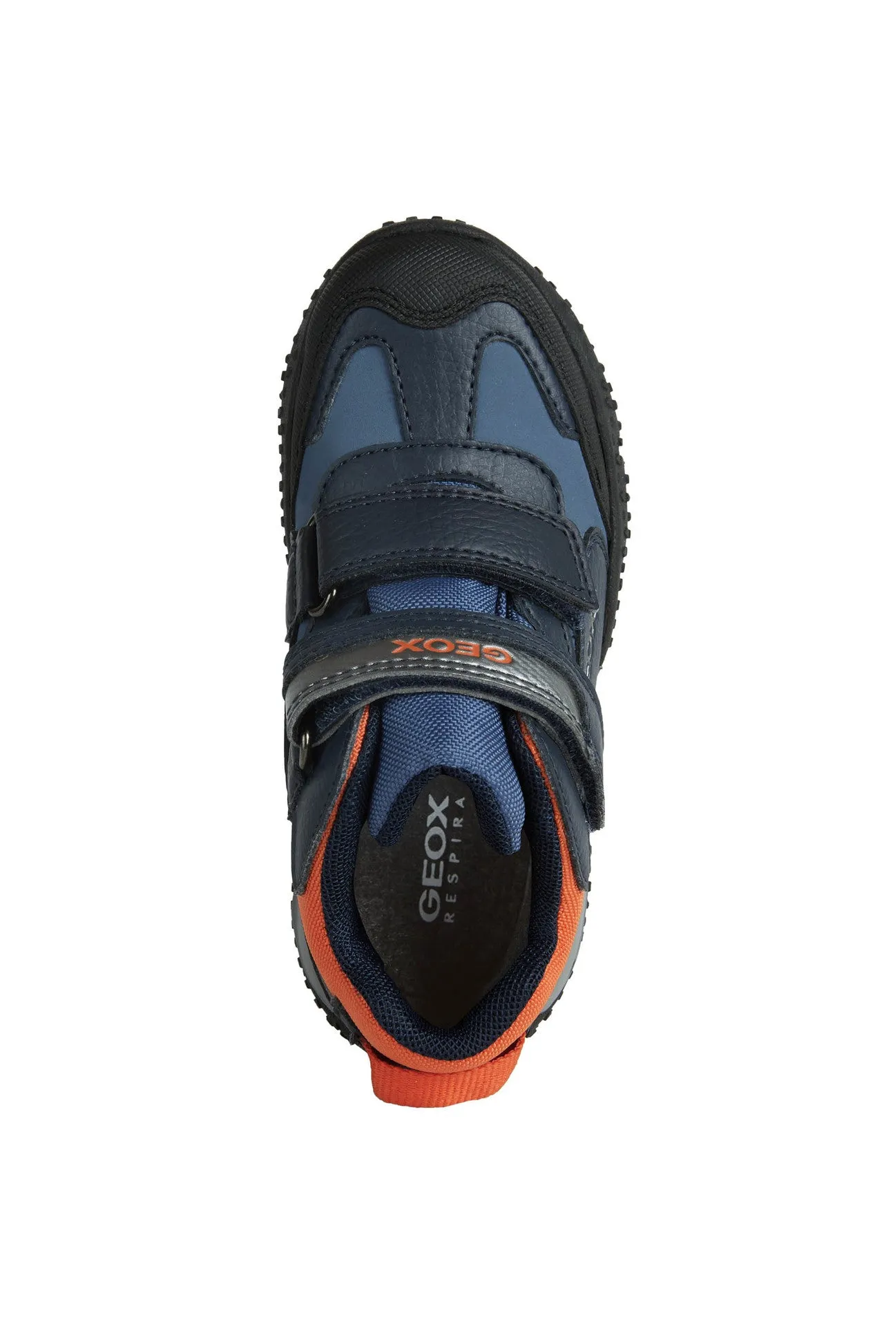 Geox Baltic Boys Navy-Orange Waterproof Trainer