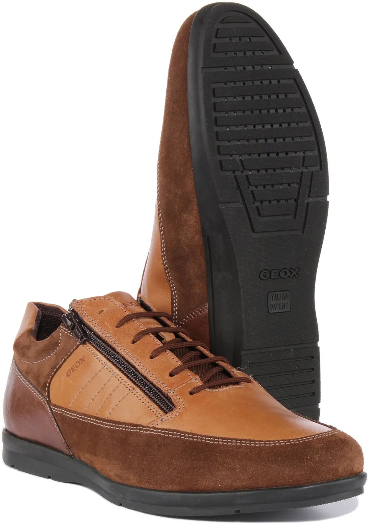 Geox U Adrien In Brown For Men