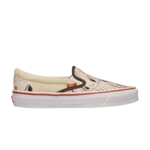 Javier Calleja x OG Classic Slip-On LX Vans, brown