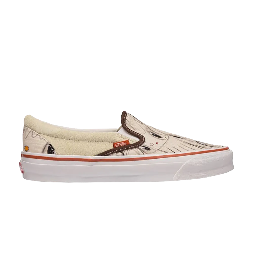 Javier Calleja x OG Classic Slip-On LX Vans, brown