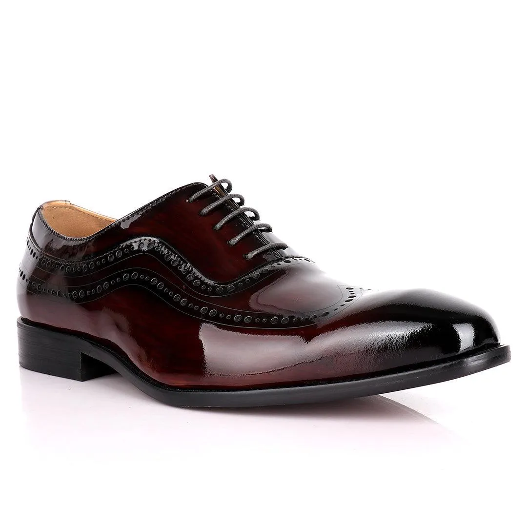 J.M Wetlooks Premium Oxford Brogues- Coffee