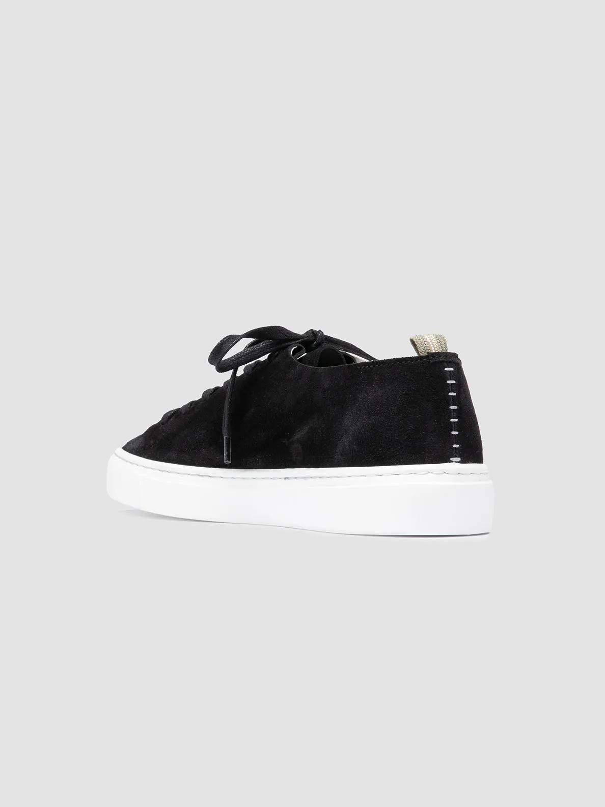 LEGGERA 100 - Black Suede Low Top Sneakers