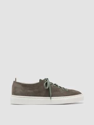 LEGGERA 100 - Green Suede Low Top Sneakers