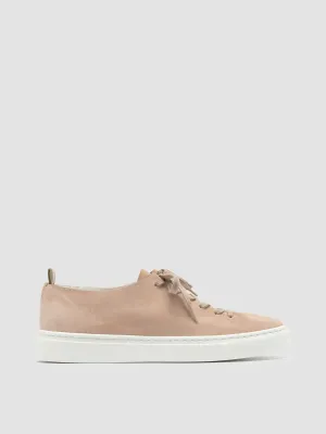 LEGGERA 100 - Rose Suede Low Top Sneakers