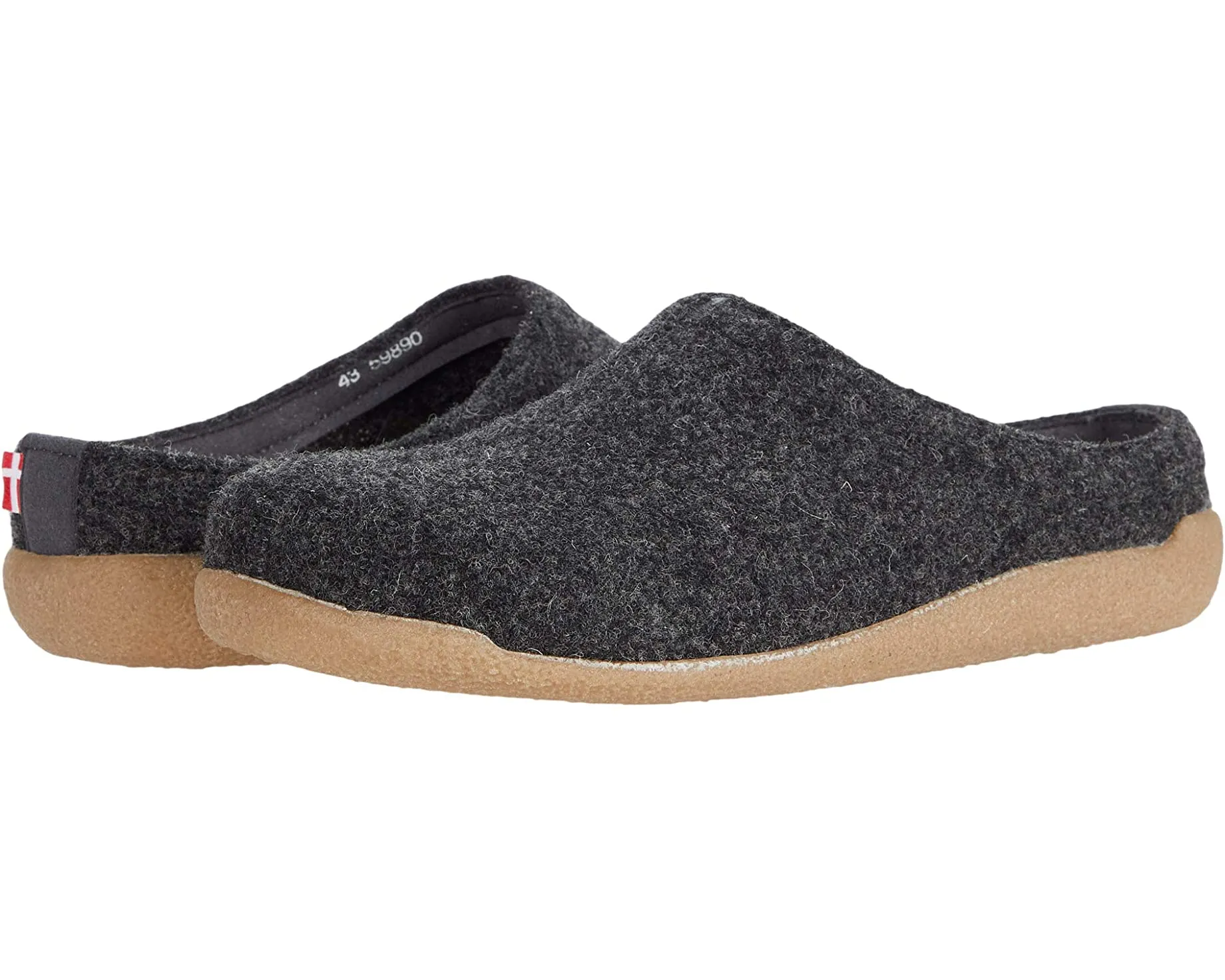 Lodge Slide Sanita Slippers, Charcoal