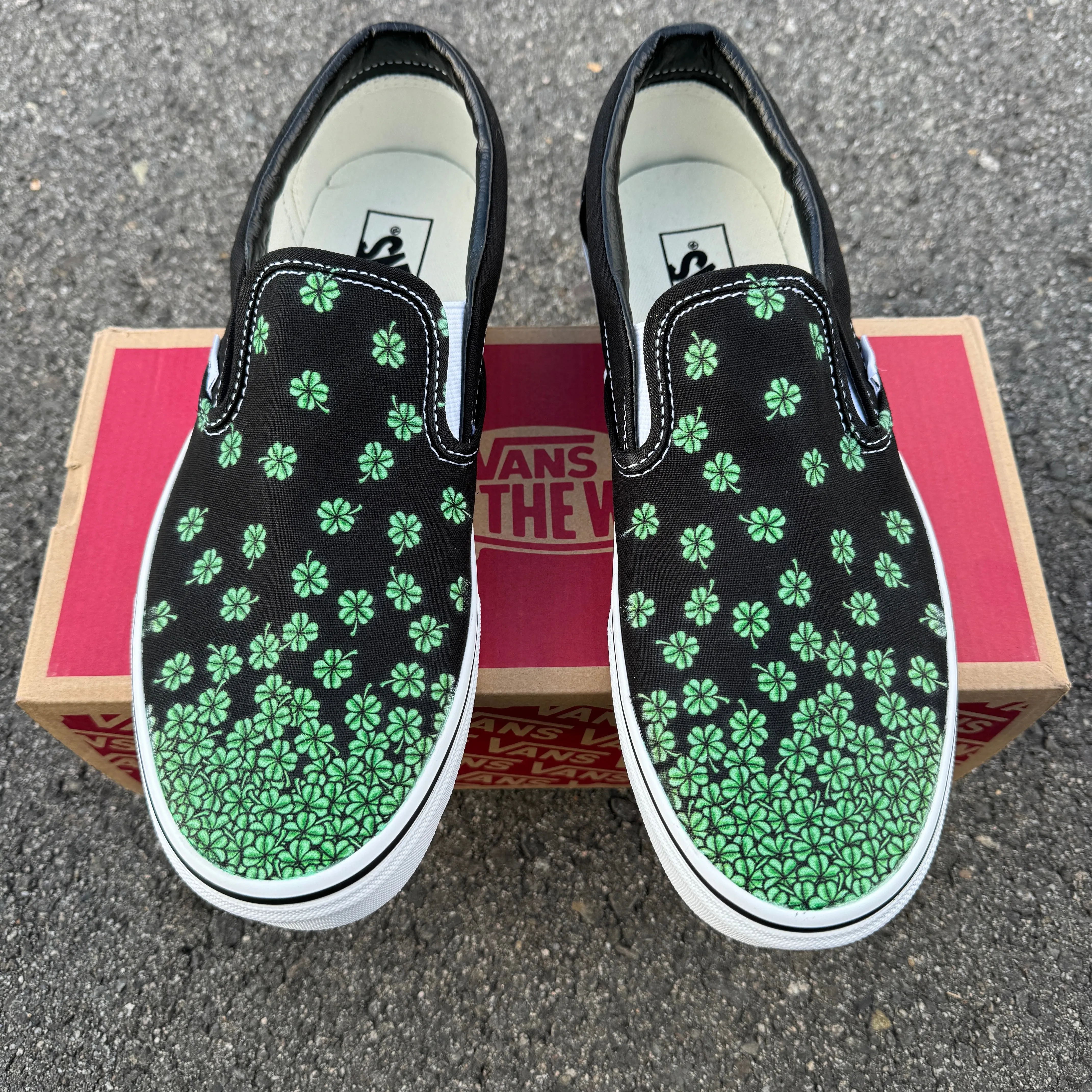 Lucky Clover Slip Ons