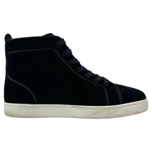 Men's Velvet High Trainers Navy Size EU 43 / UK 9