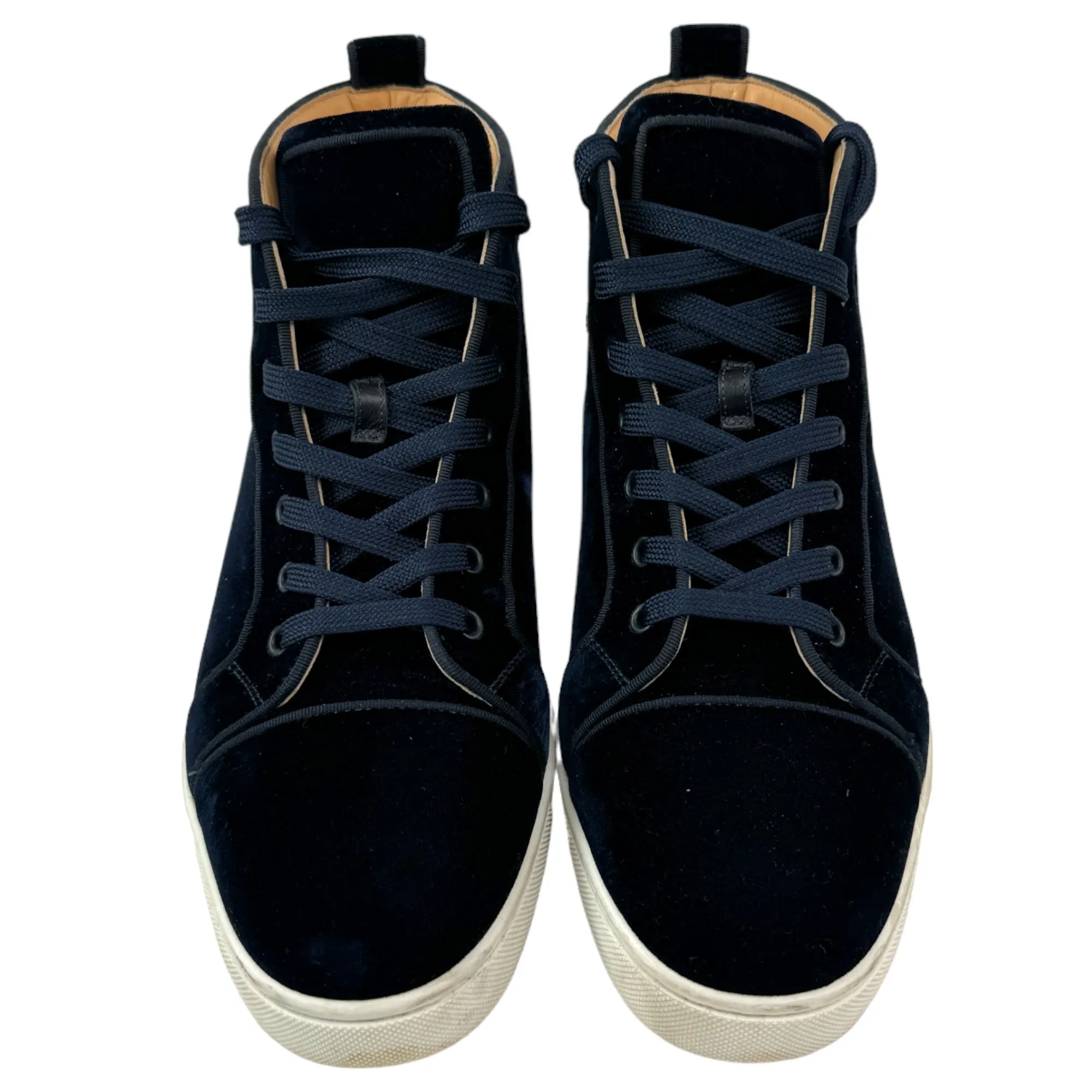 Men's Velvet High Trainers Navy Size EU 43 / UK 9