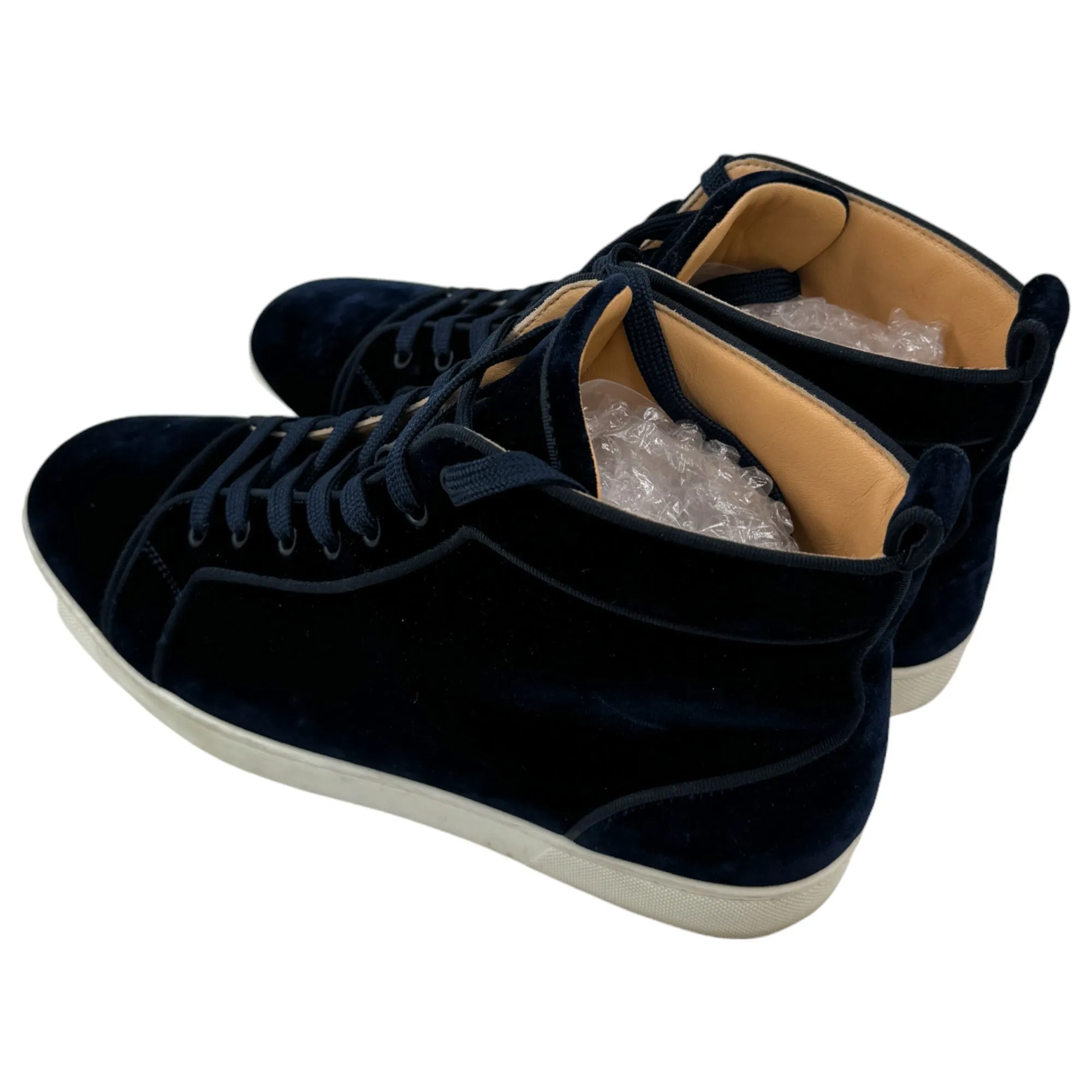 Men's Velvet High Trainers Navy Size EU 43 / UK 9