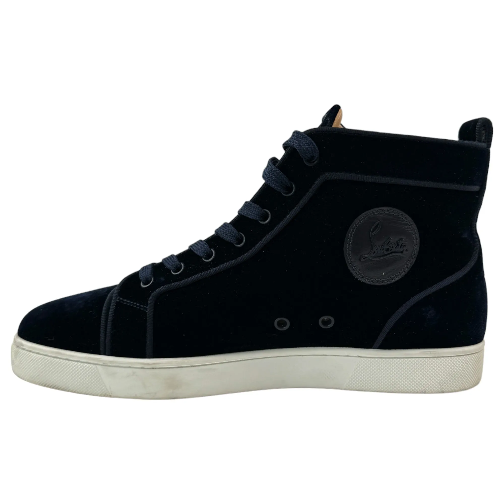 Men's Velvet High Trainers Navy Size EU 43 / UK 9