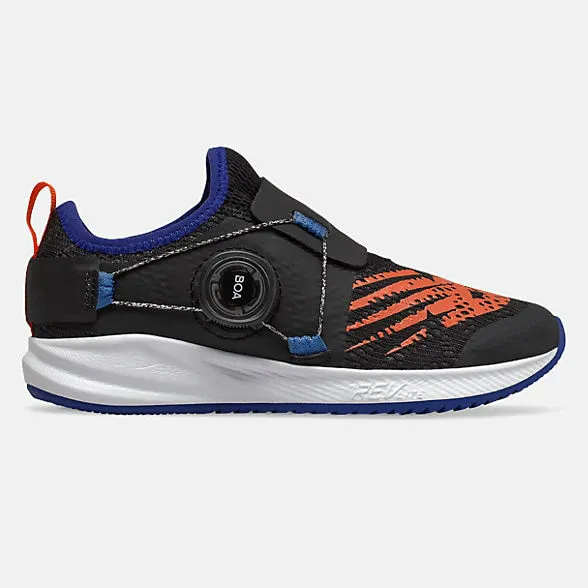 New Balance Black/Mandarin Fuel Core Reveal Children's Sneaker