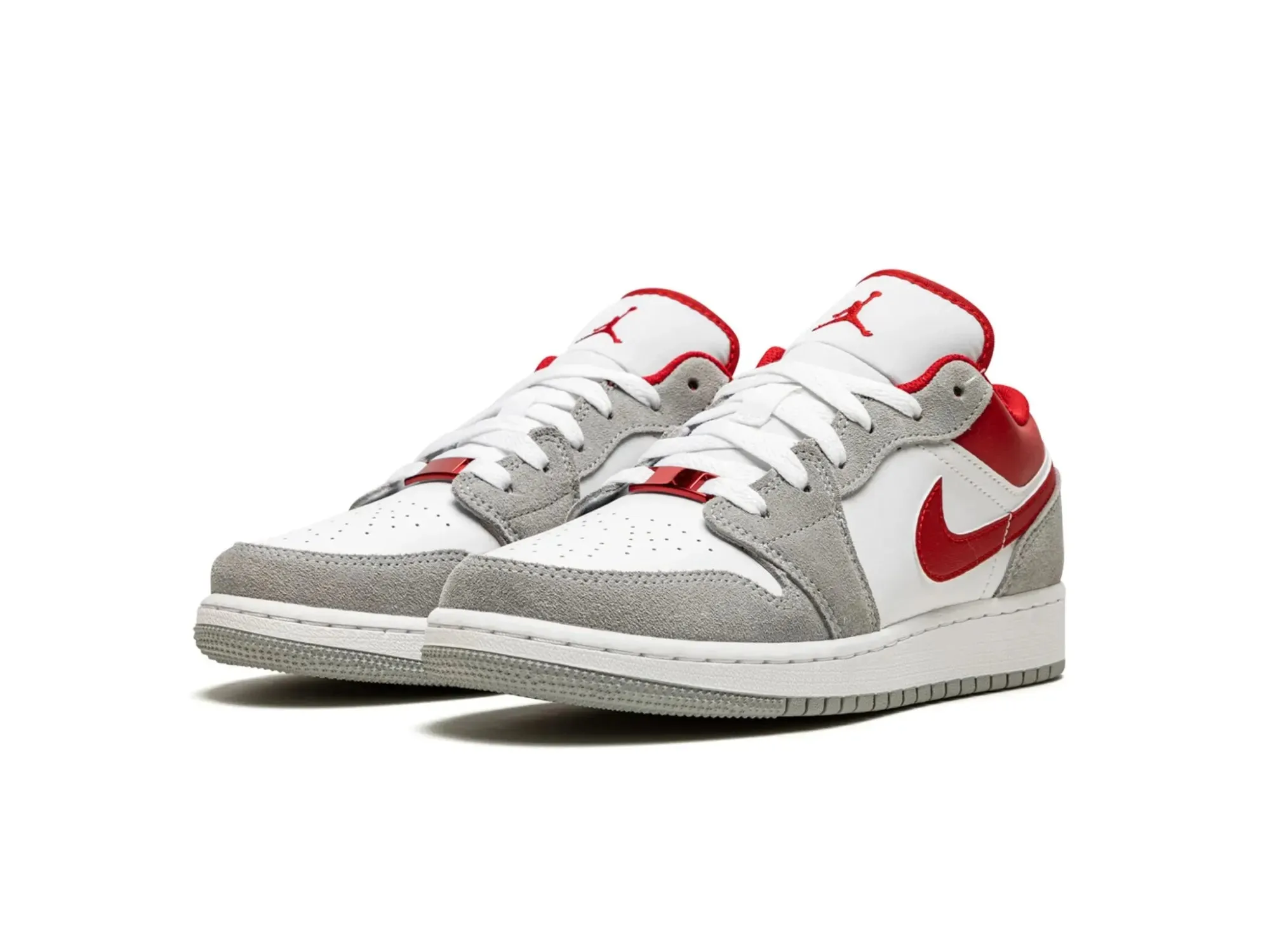 Nike Air Jordan 1 Low "Light Smoke Grey Gym Red"