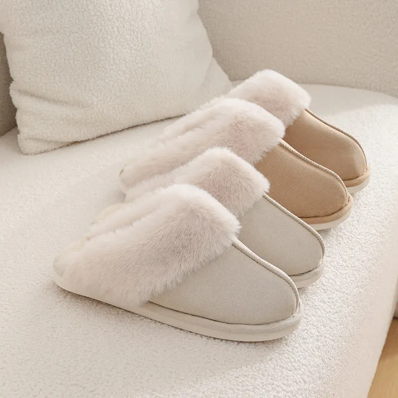 Plush Slip-On Slippers