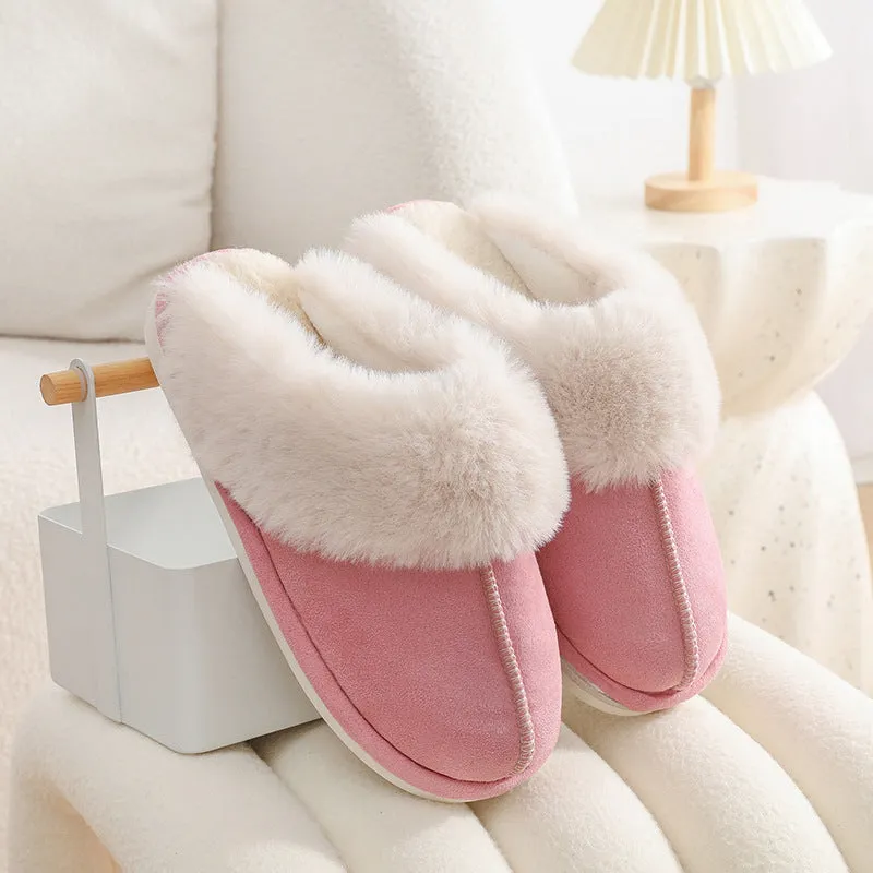 Plush Slip-On Slippers