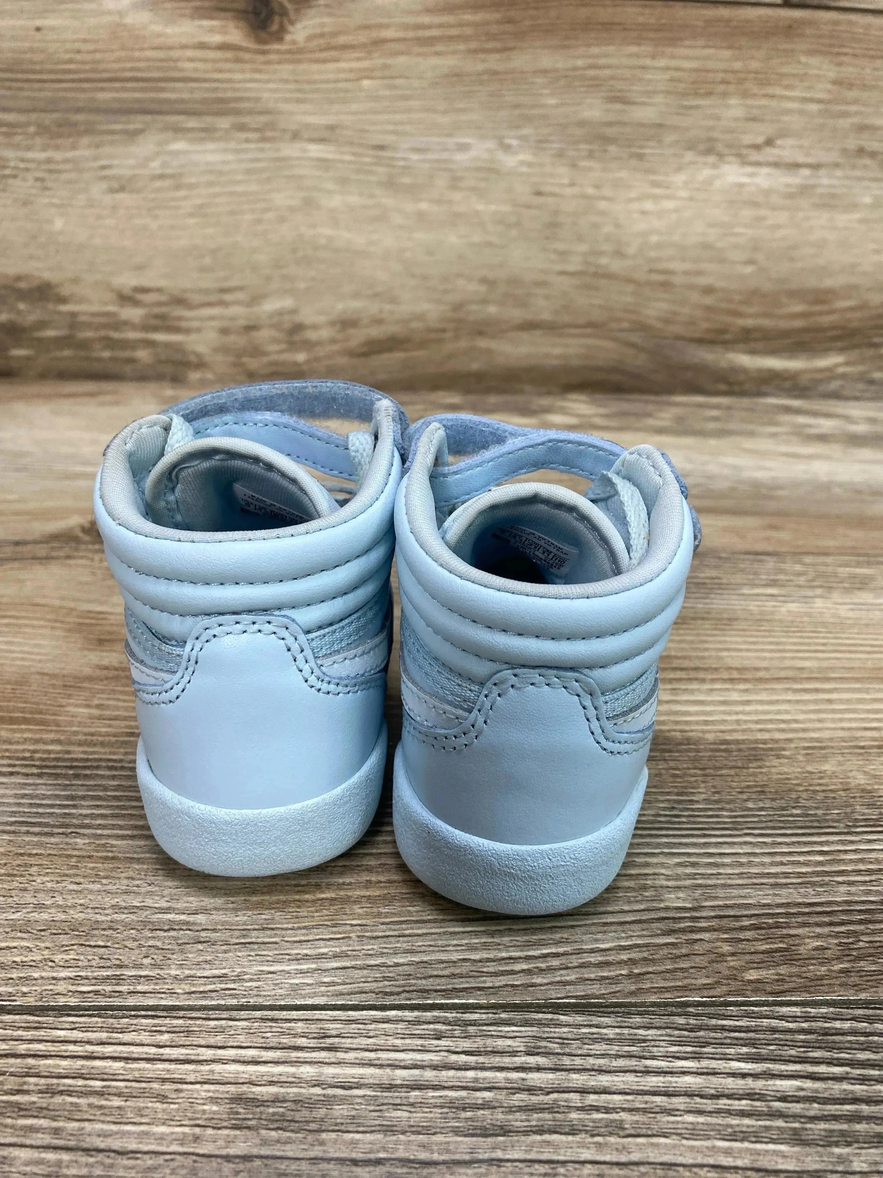 Reebok x Cardi B 'Glass Blue' Freestyle High Sneakers Blue 5c