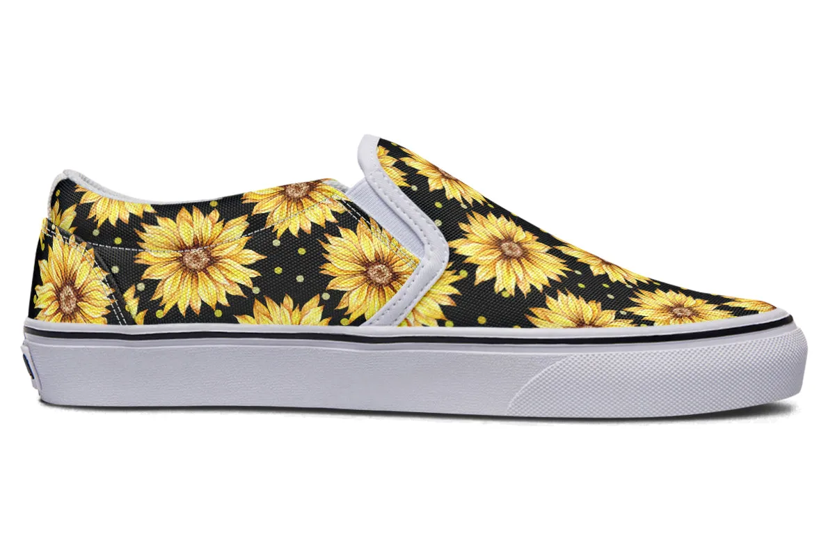 Sunflowers Slip Ons