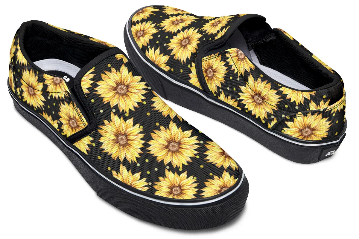 Sunflowers Slip Ons