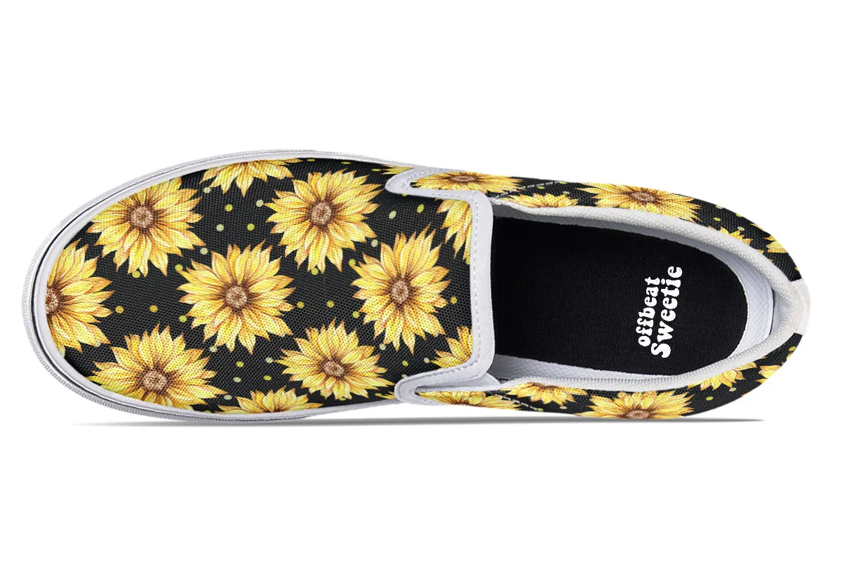 Sunflowers Slip Ons