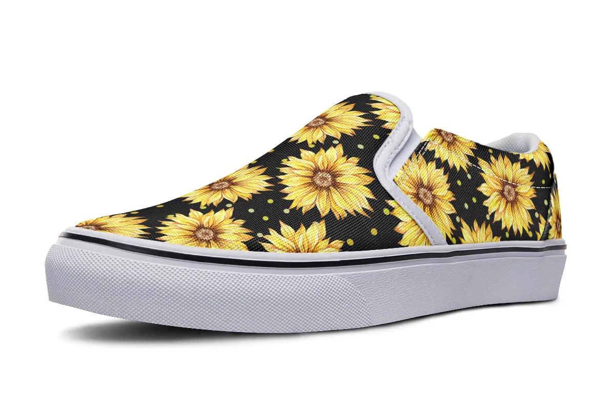 Sunflowers Slip Ons