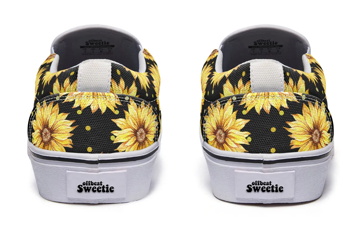 Sunflowers Slip Ons