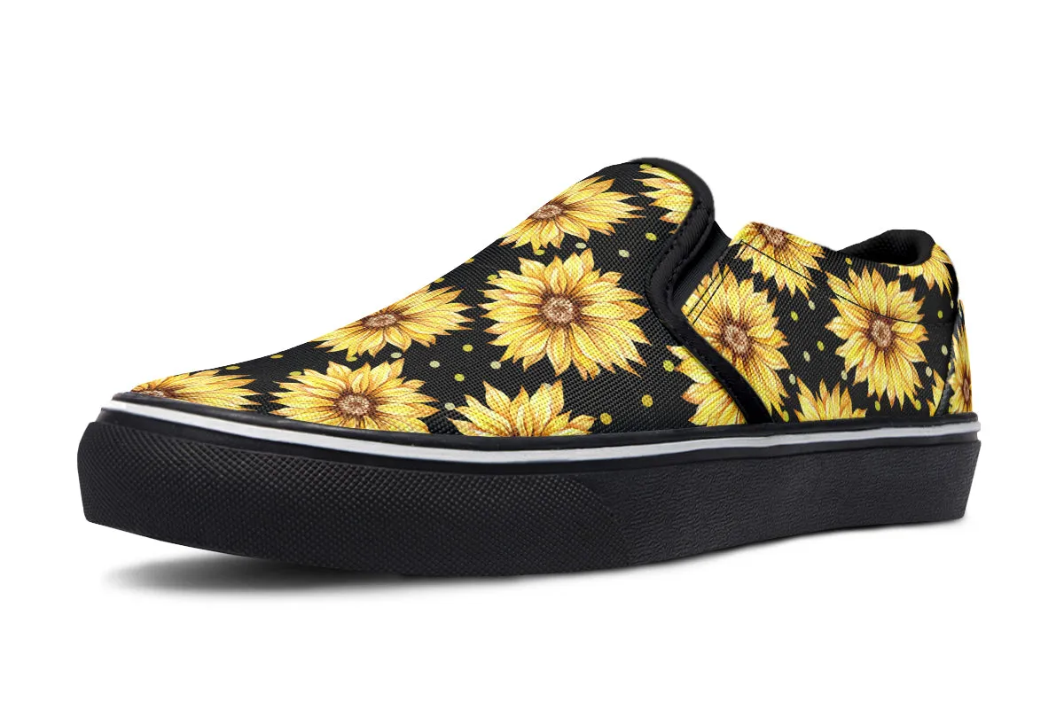 Sunflowers Slip Ons