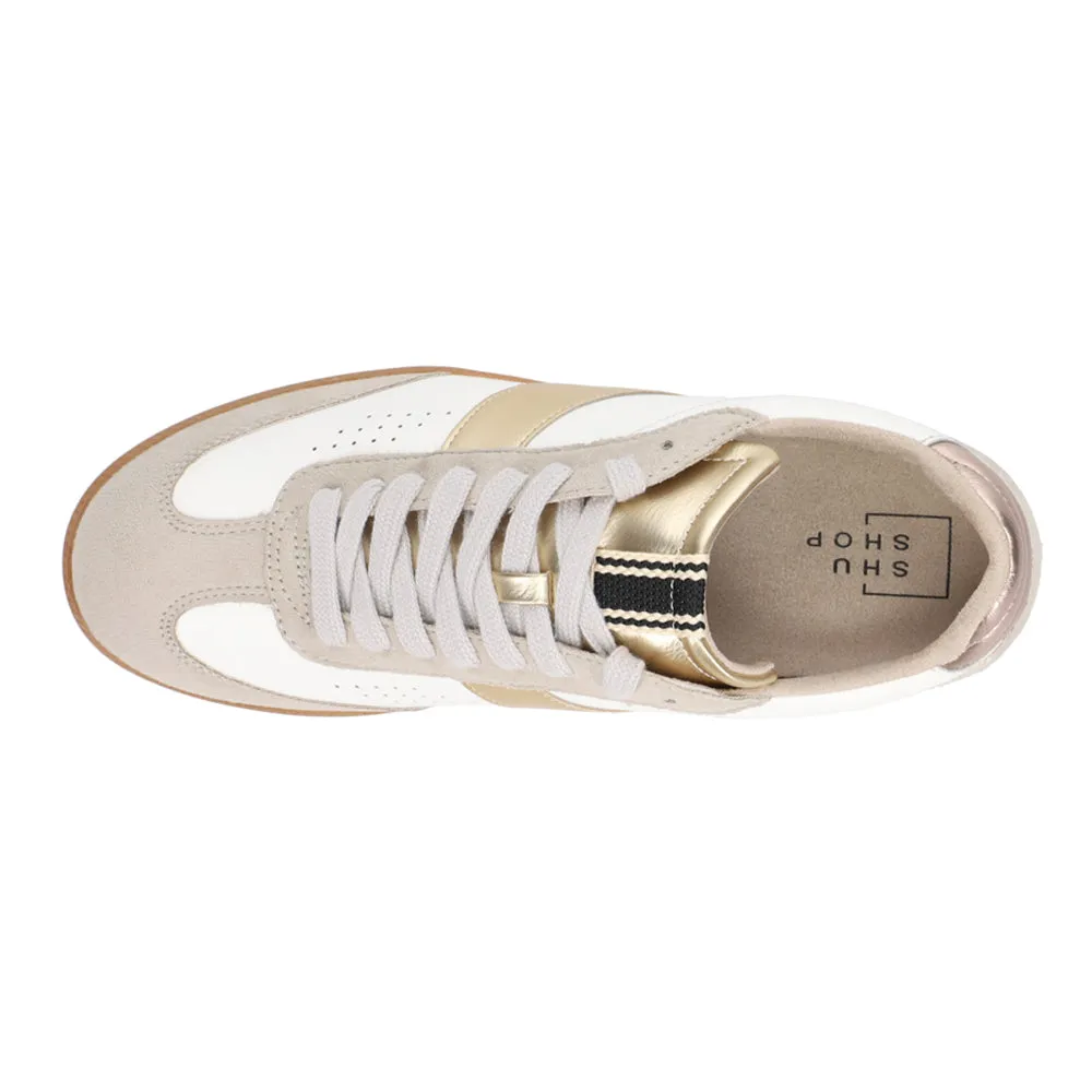 Sydney Metallic Lace Up Sneakers