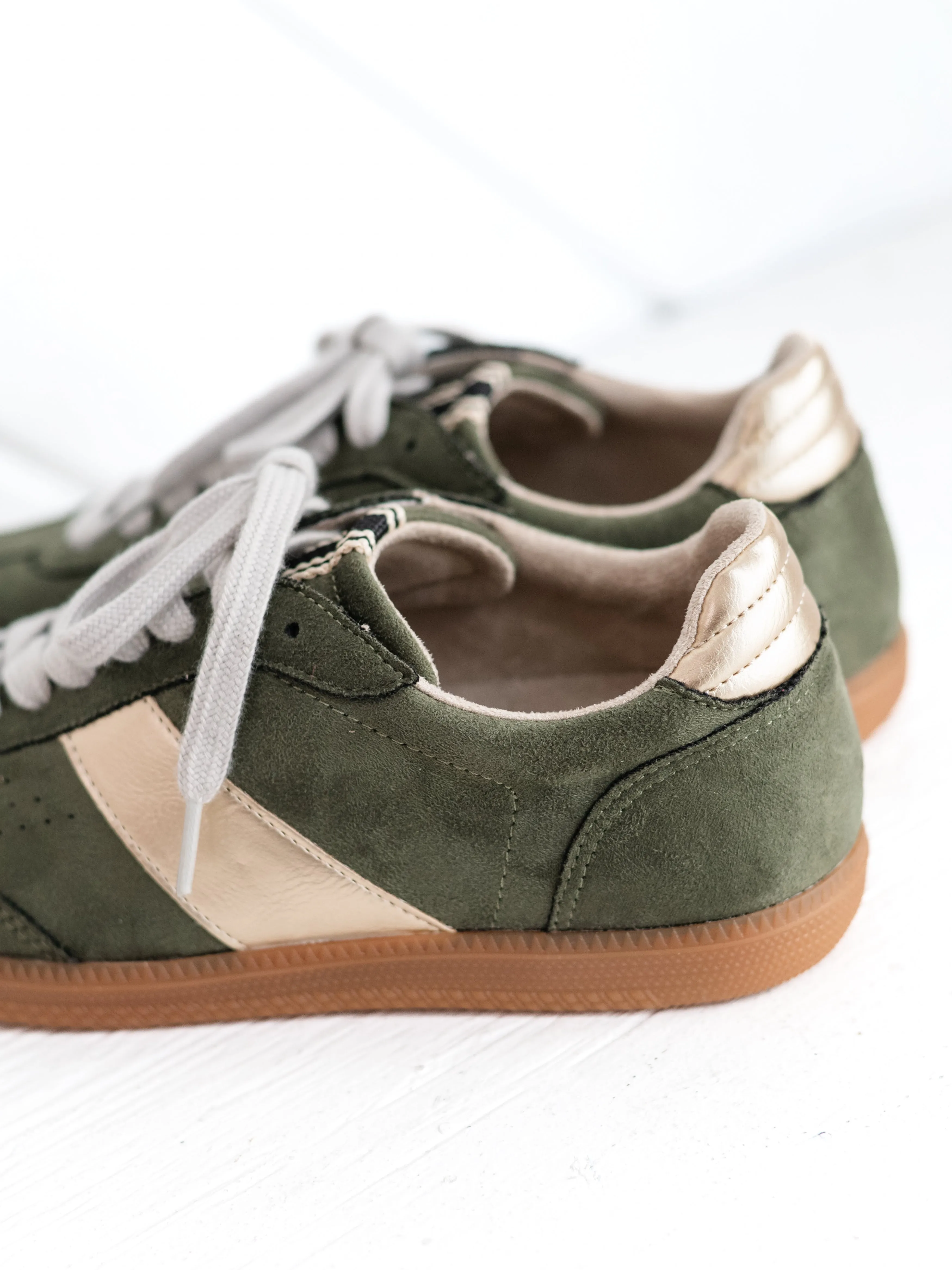 Sydney Olive Suede by ShuShop