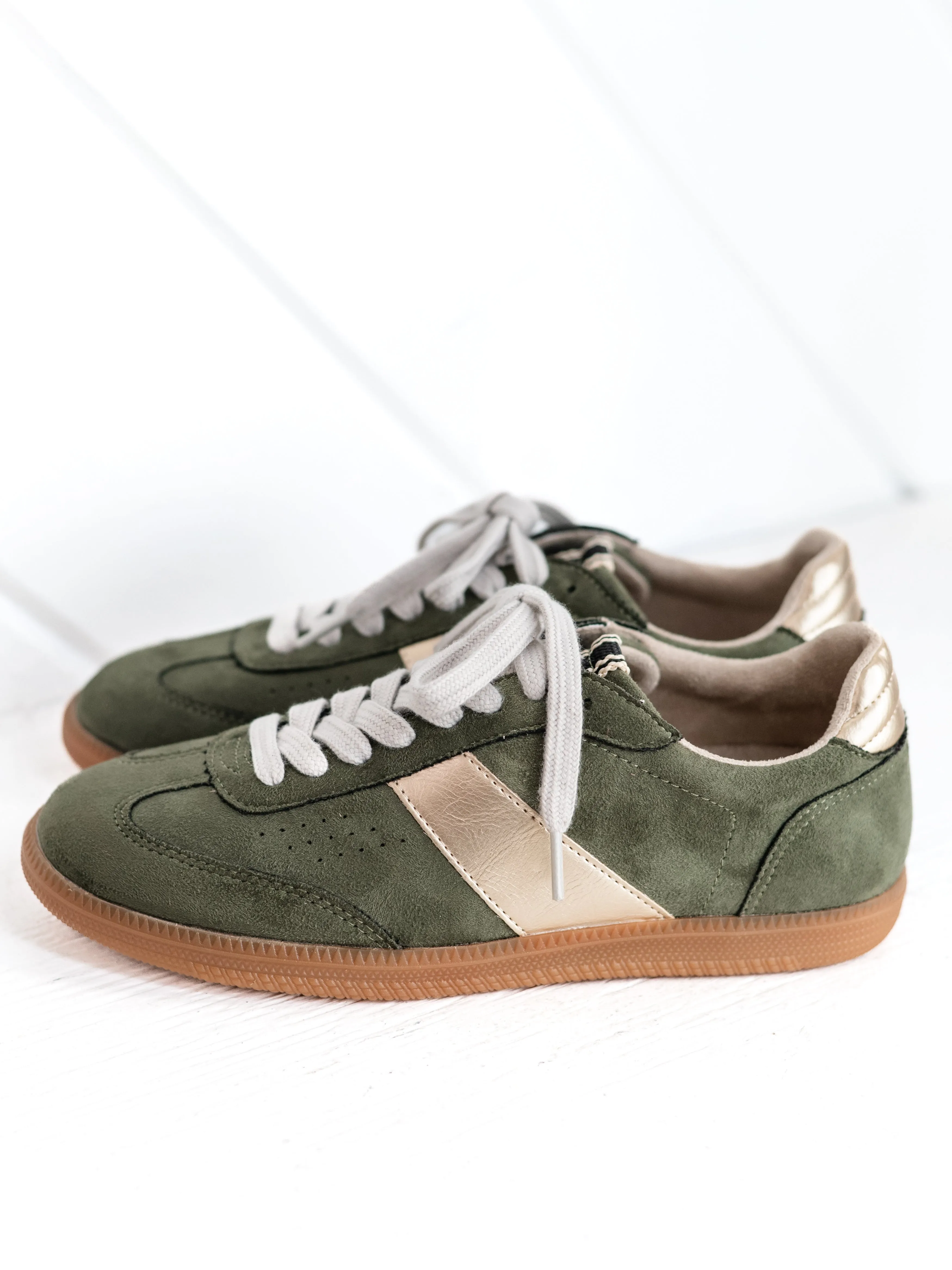 Sydney Olive Suede by ShuShop