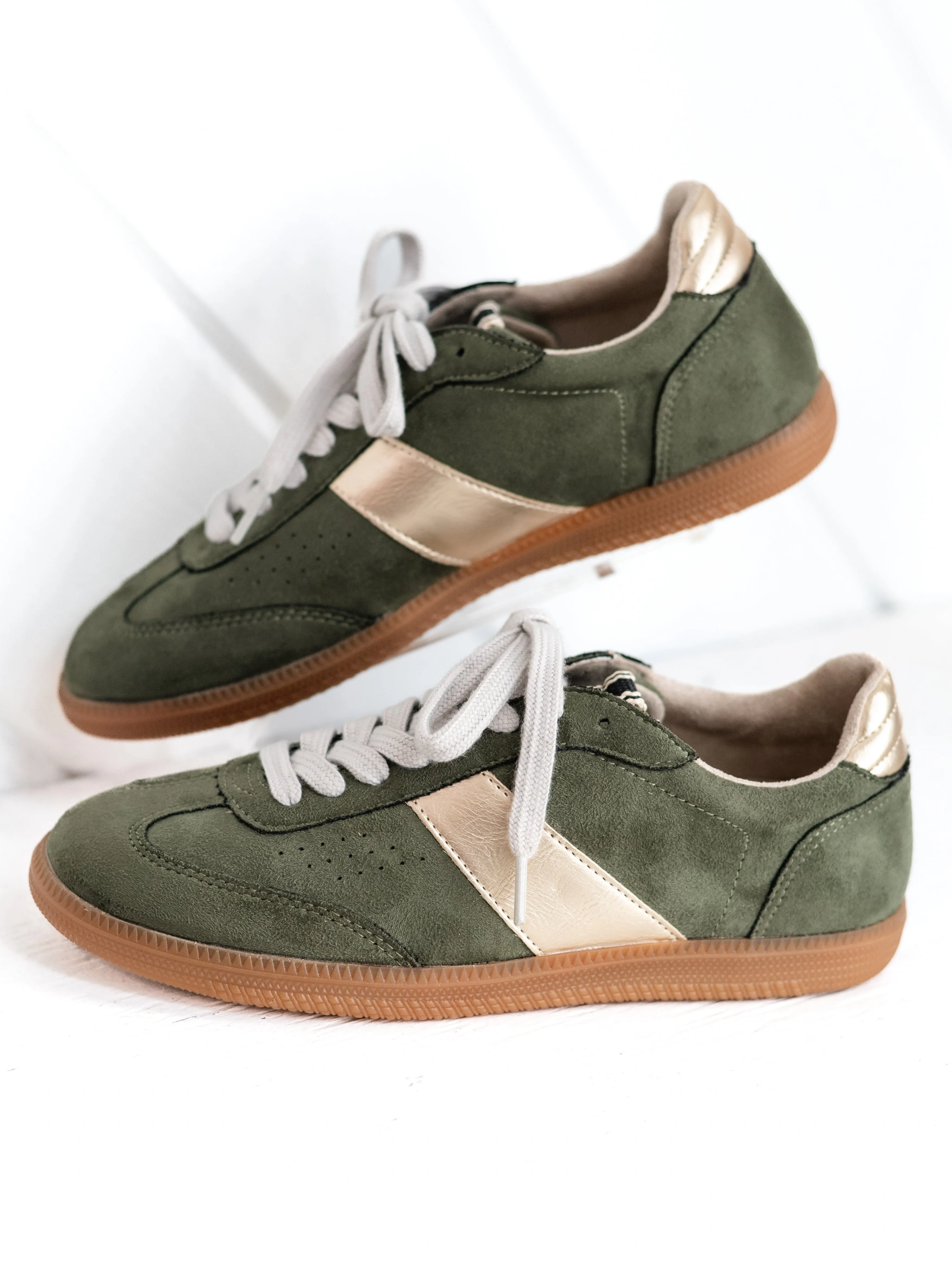 Sydney Olive Suede by ShuShop