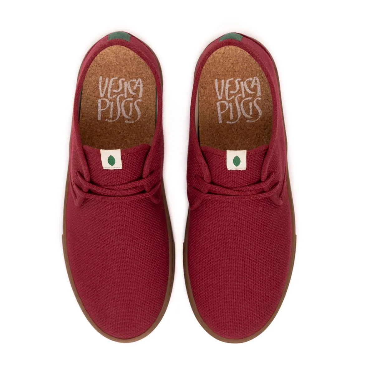 Vegan sneaker bordeaux SID004