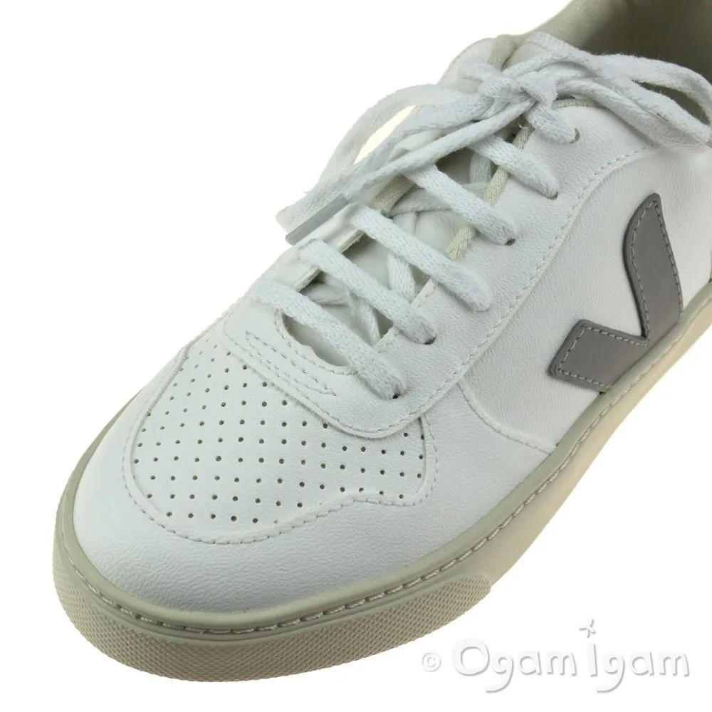 Veja V-10 Lace Girls White Oxford Grey Sari Sneaker Shoe