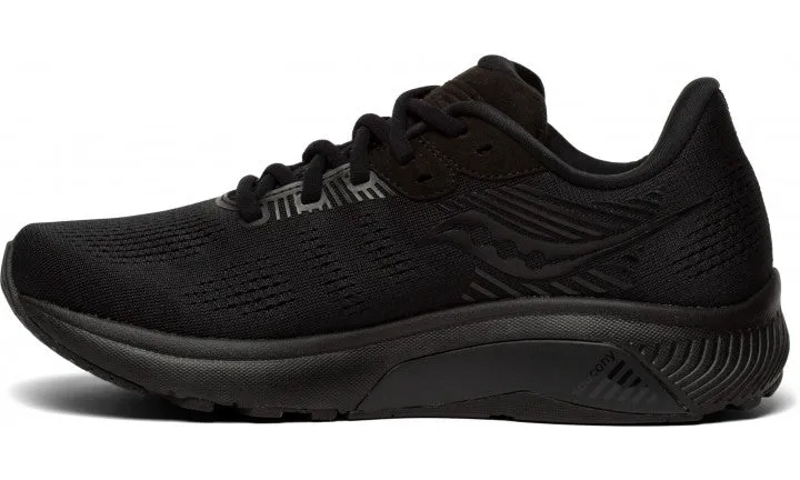 Womens Saucony Guide 14 - Running Shoes Triple Black