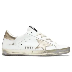 Women's Super-Star Sneakers - White/Gold