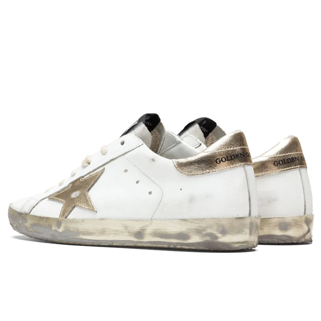 Women's Super-Star Sneakers - White/Gold