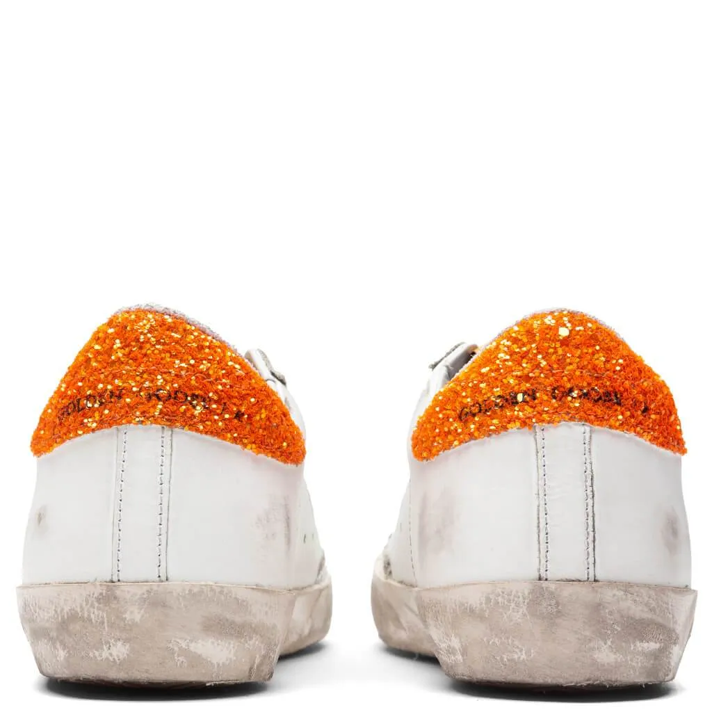 Women's Super-Star Sneakers - White/Rock Snake/Orange