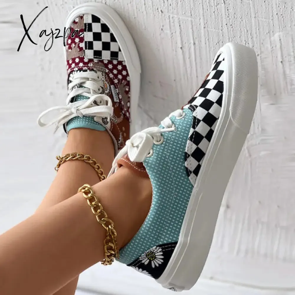 Xajzpa - Multicolor Casual Patchwork Round Comfortable Shoes